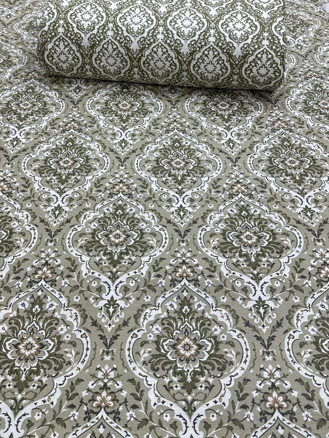 Olive Paisley Elegance