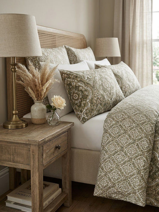Olive Paisley Elegance